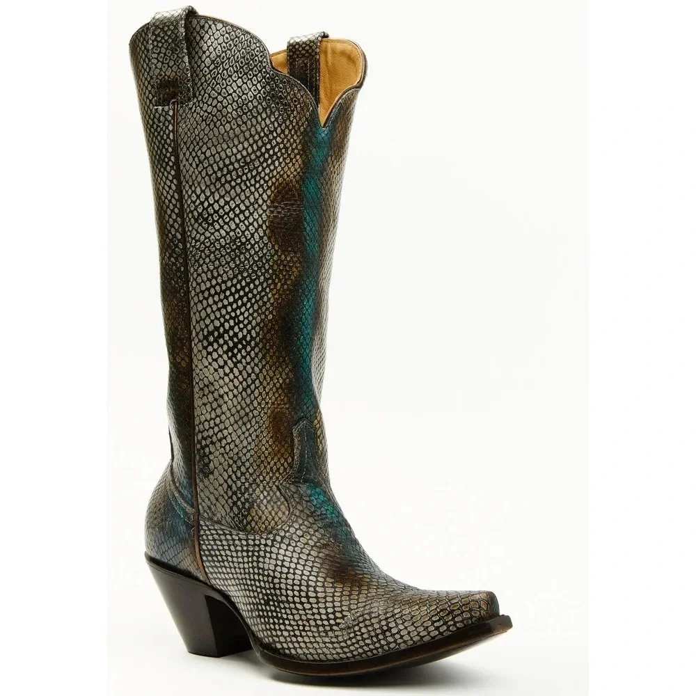 Idyllwind® (Women's 6.5 B) Strut™ Snake Print Leather Western Boots - $230